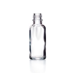 30ml Clear Glass Dropper Bottle, GL18 Neck